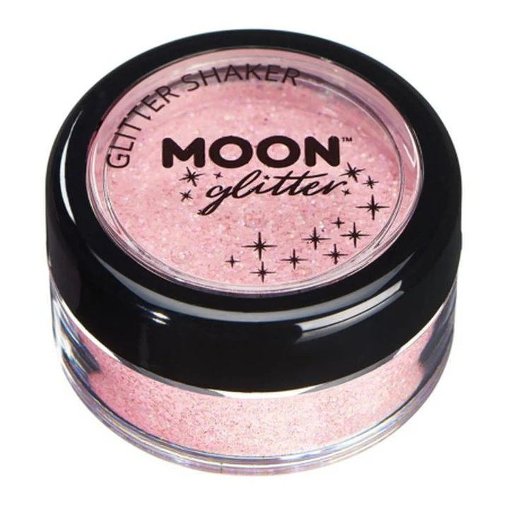 Moon Glitter Pastel Glitter Shakers, Coral