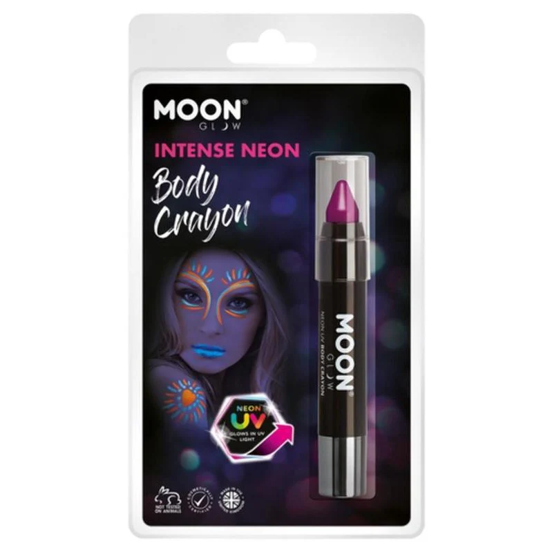 Moon Glow Intense Neon Uv Body Crayons, Purple - Image 2