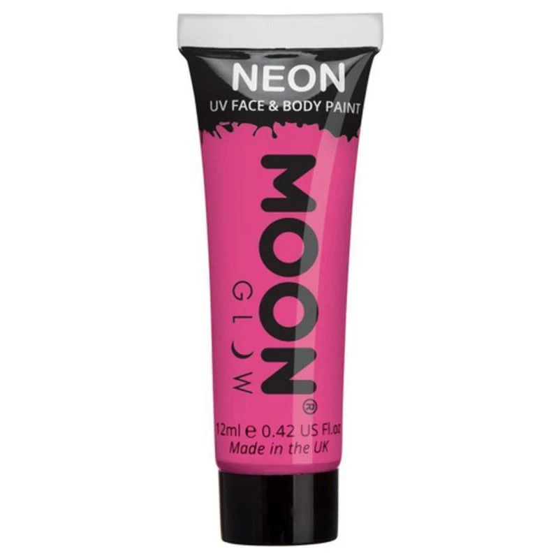 Moon Glow Intense Neon Uv Face Paint, Hot Pink - Image 3