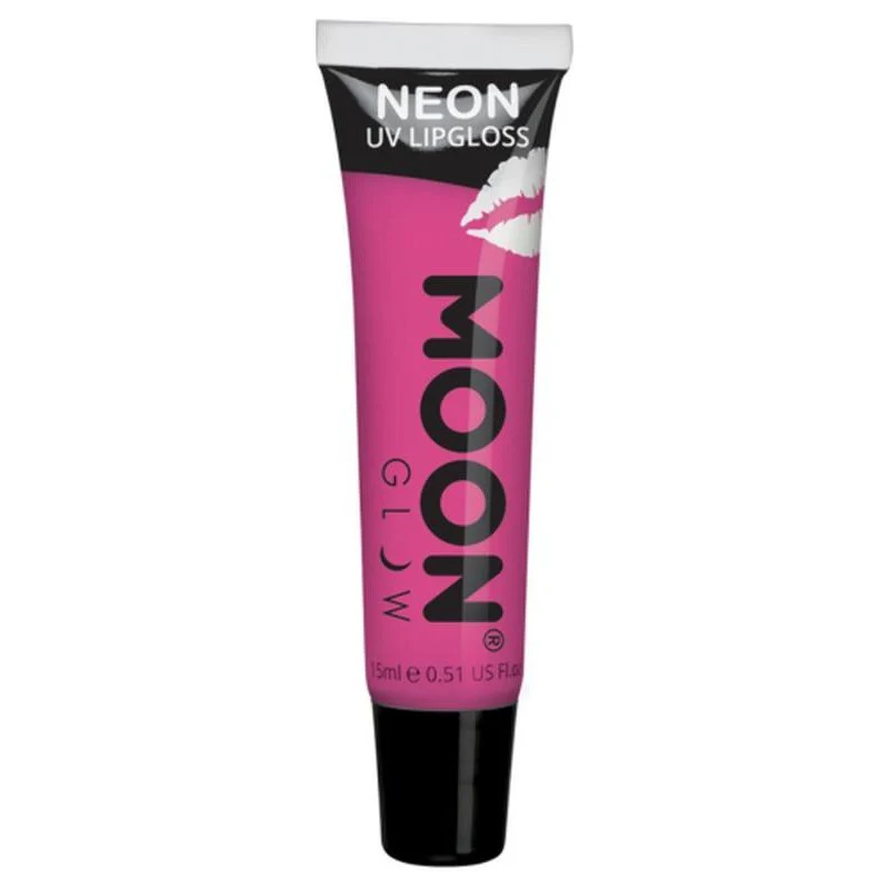 Moon Glow Intense Neon Uv Fruity Lipgloss, Pink - Image 2