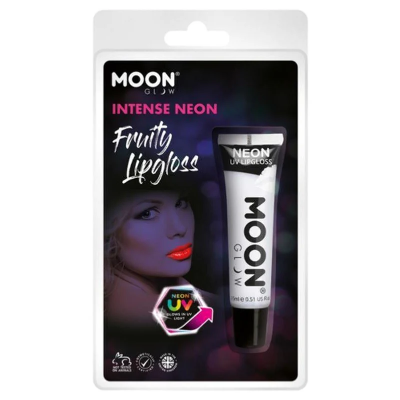 Moon Glow Intense Neon Uv Fruity Lipgloss, White
