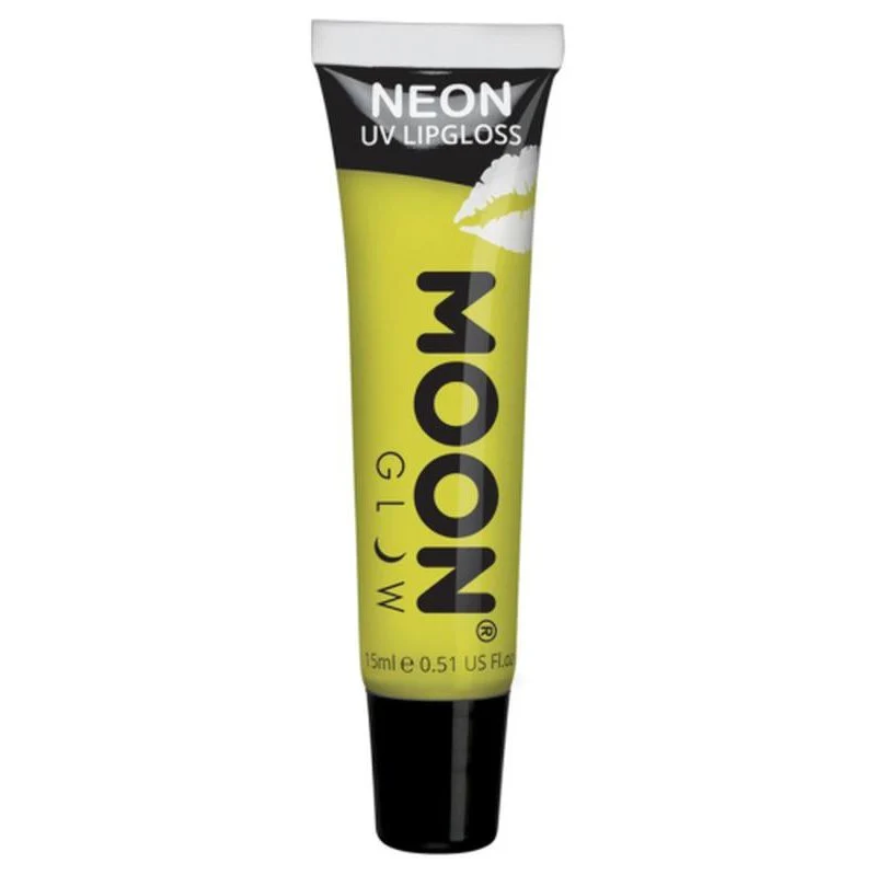 Moon Glow Intense Neon Uv Fruity Lipgloss, Yellow - Image 2