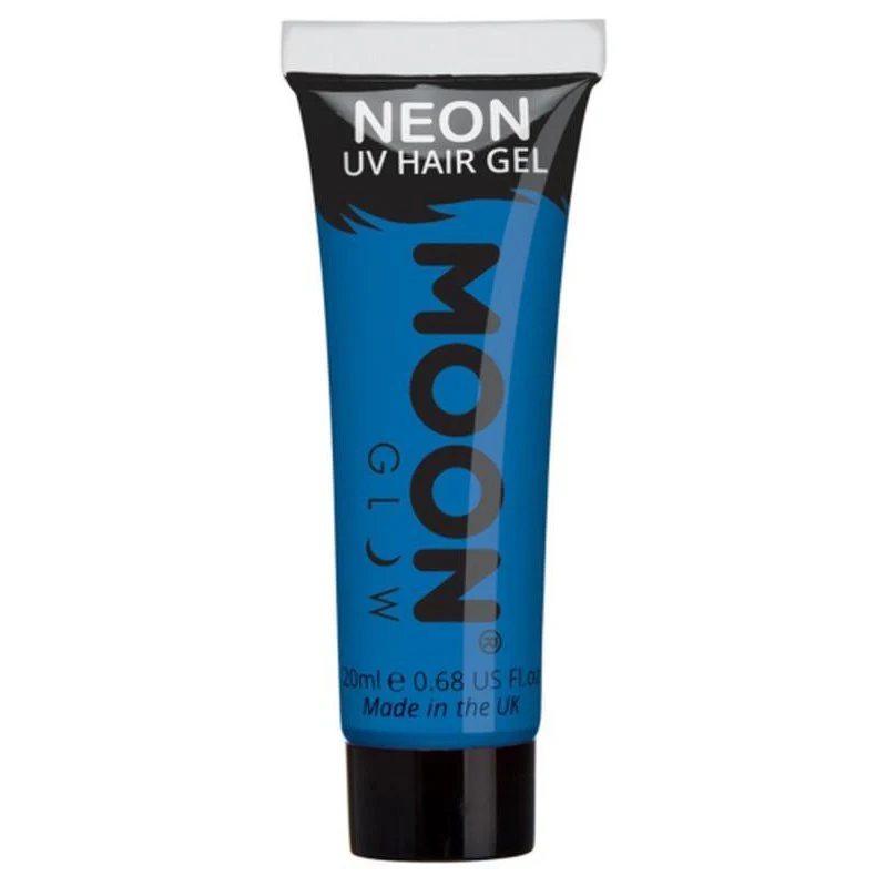 Moon Glow Intense Neon Uv Hair Gel, Blue - Image 3