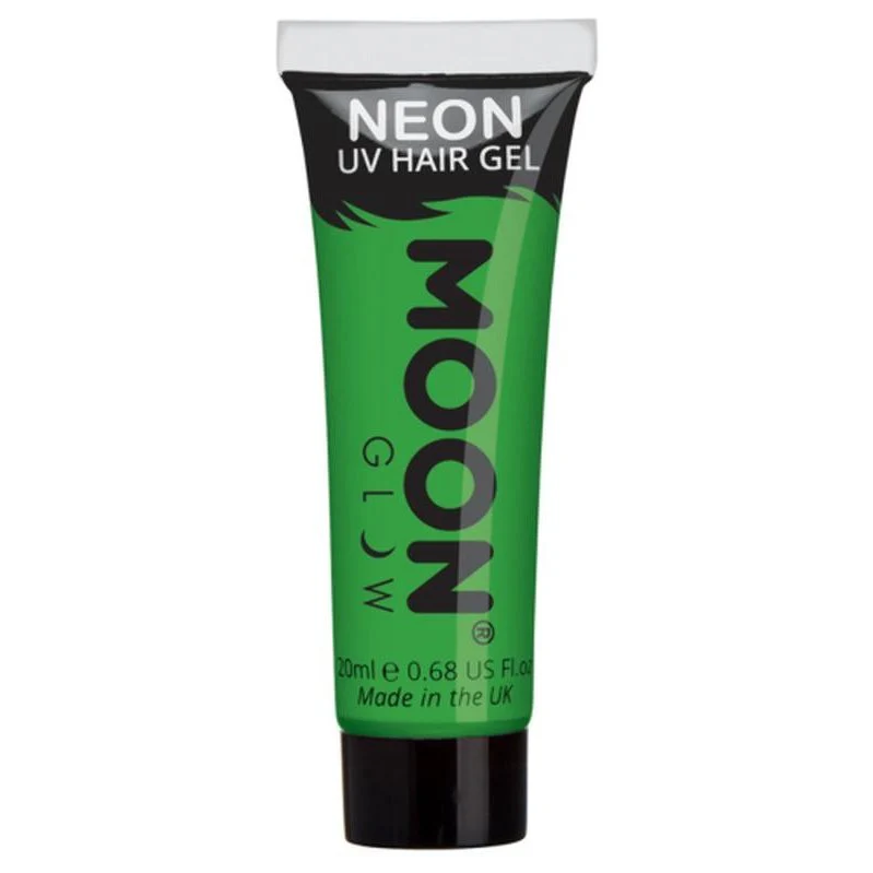 Moon Glow Intense Neon Uv Hair Gel, Green - Image 3