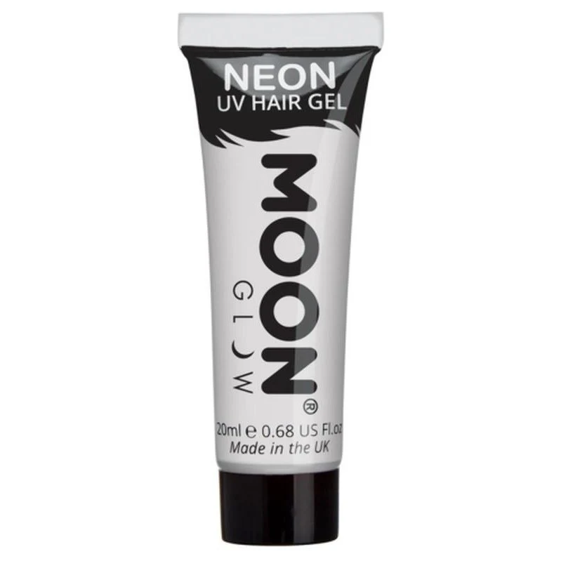 Moon Glow Intense Neon Uv Hair Gel, White - Image 3