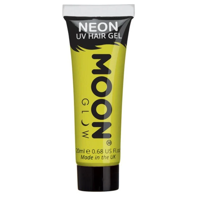 Moon Glow Intense Neon Uv Hair Gel, Yellow - Image 3