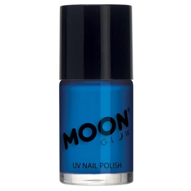 Moon Glow Intense Neon Uv Nail Polish, Neon Blue - Image 2