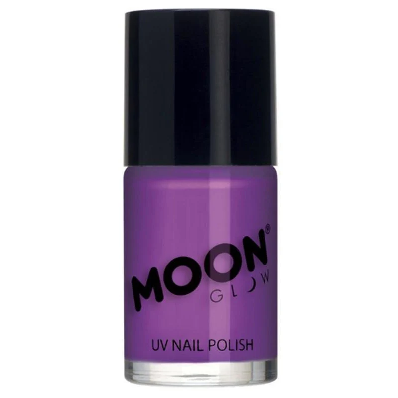 Moon Glow Intense Neon Uv Nail Polish, Neon Purple