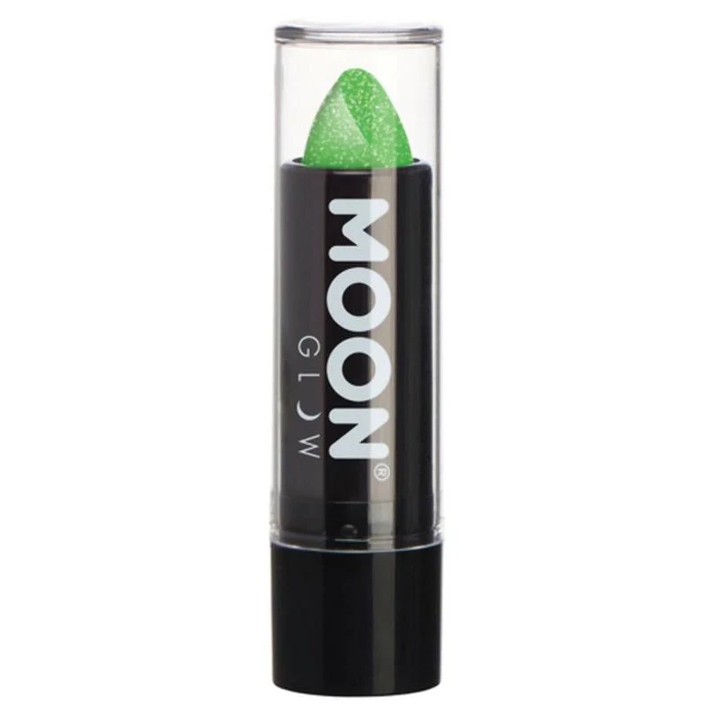 Moon Glow Neon Uv Glitter Lipstick, Green - Image 3