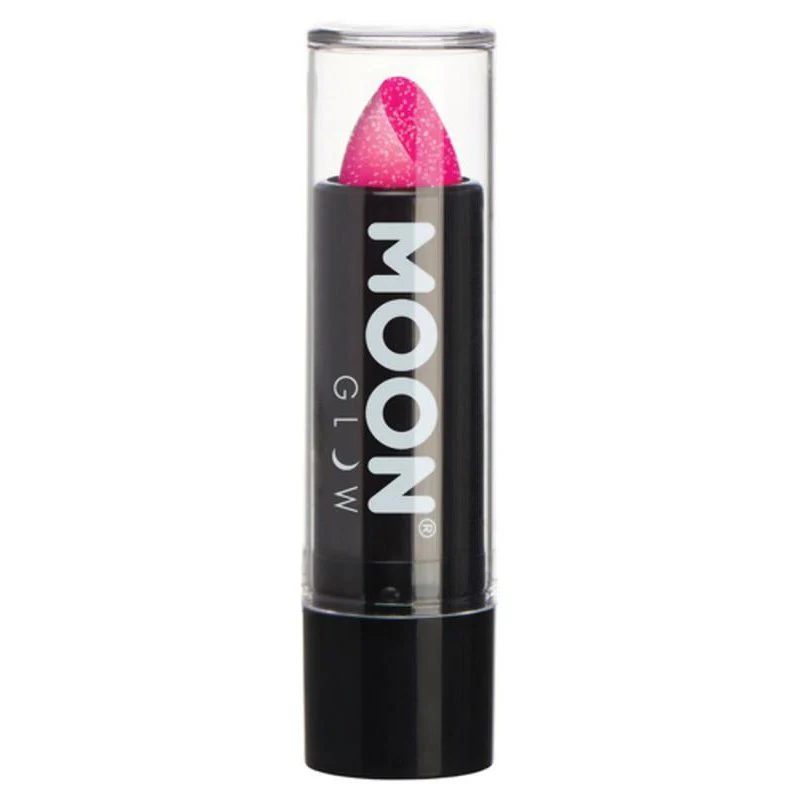 Moon Glow Neon Uv Glitter Lipstick, Magenta - Image 3
