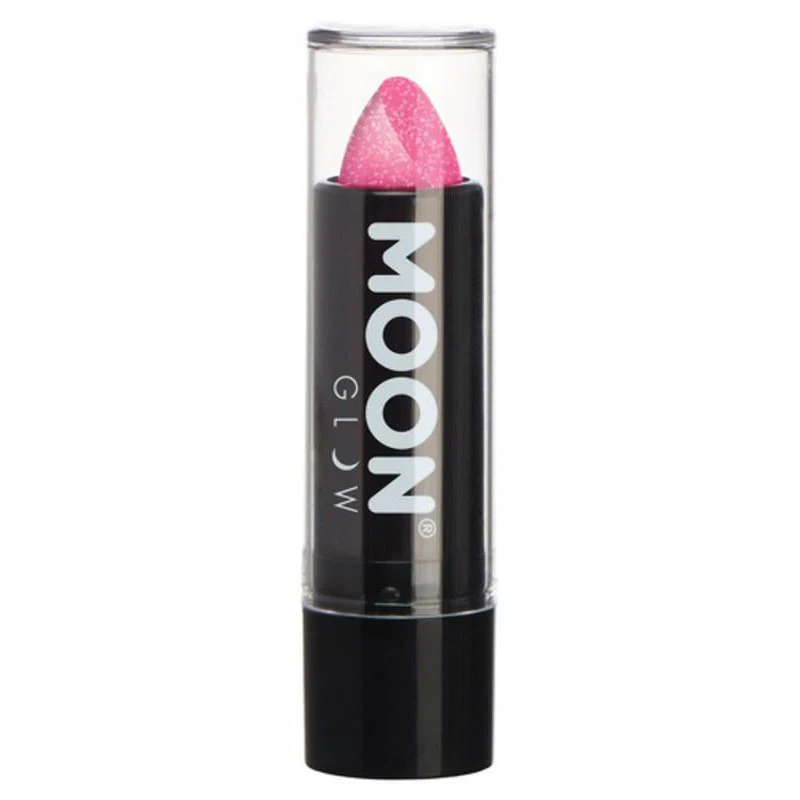 Moon Glow Neon Uv Glitter Lipstick, Pink - Image 3