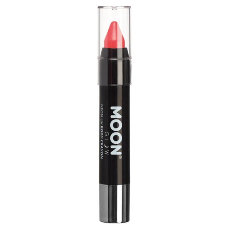Moon Glow Pastel Neon Uv Body Crayons, Pastel Coral - Image 3