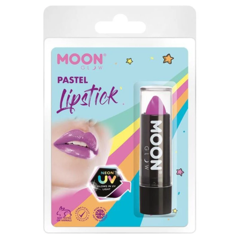 Moon Glow Pastel Neon Uv Lipstick, Lilac - Image 2