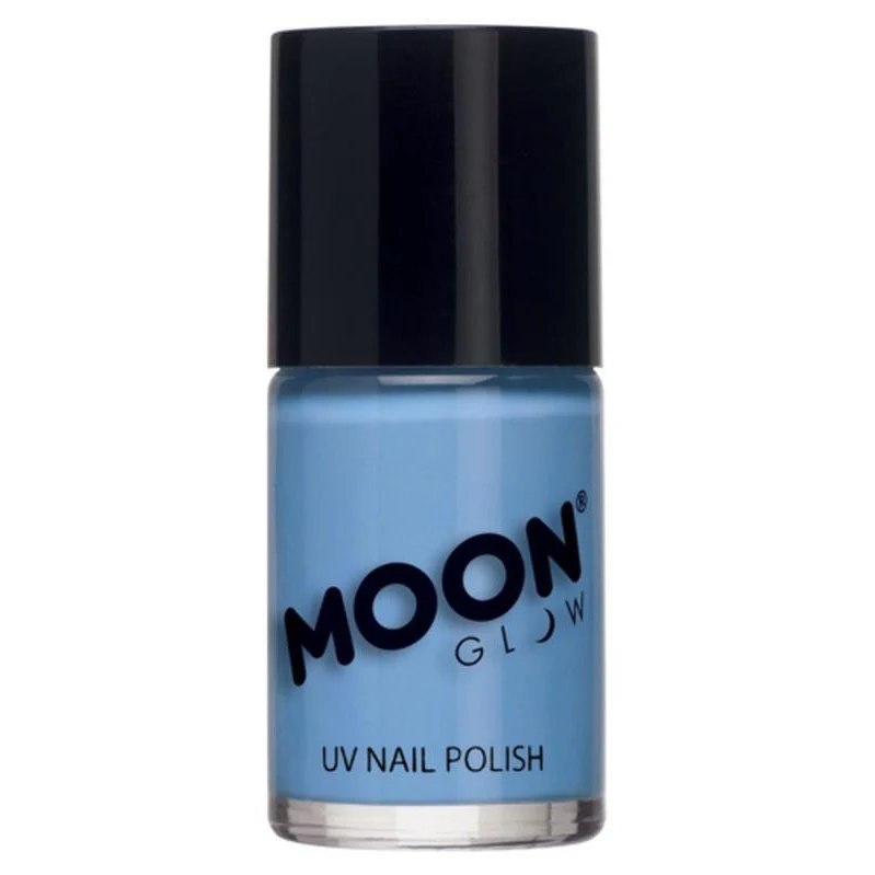 Moon Glow Pastel Neon Uv Nail Polish, Pastel Blue - Image 2