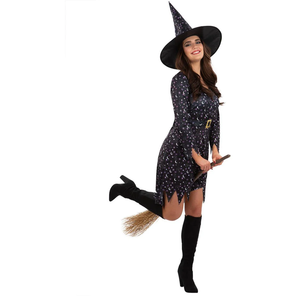 Moon and Stars Witch Costume - Image 2