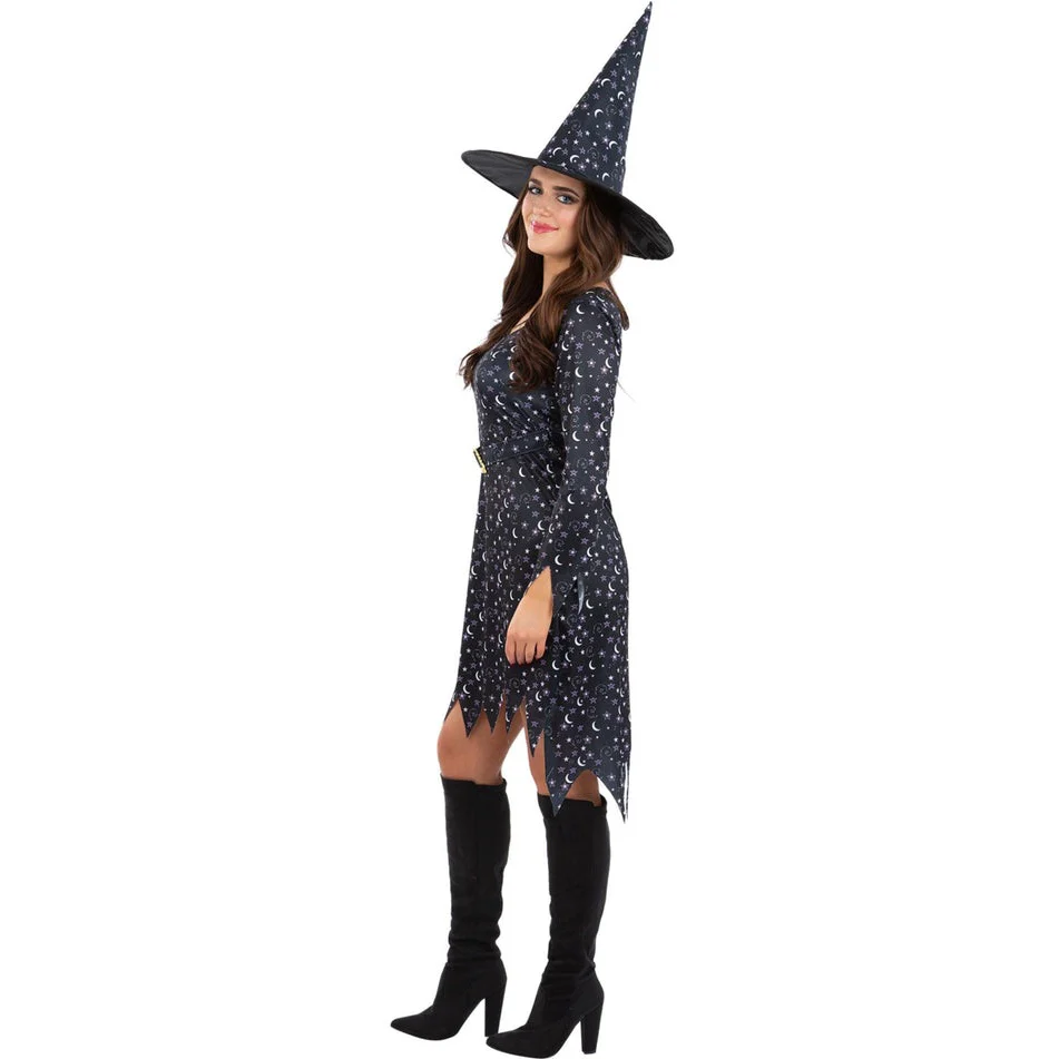 Moon and Stars Witch Costume - Image 3