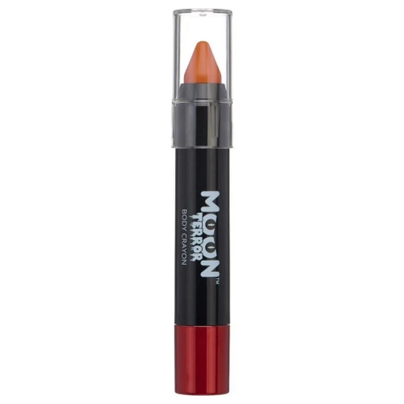 Moon Terror Halloween Body Crayons, Orange
