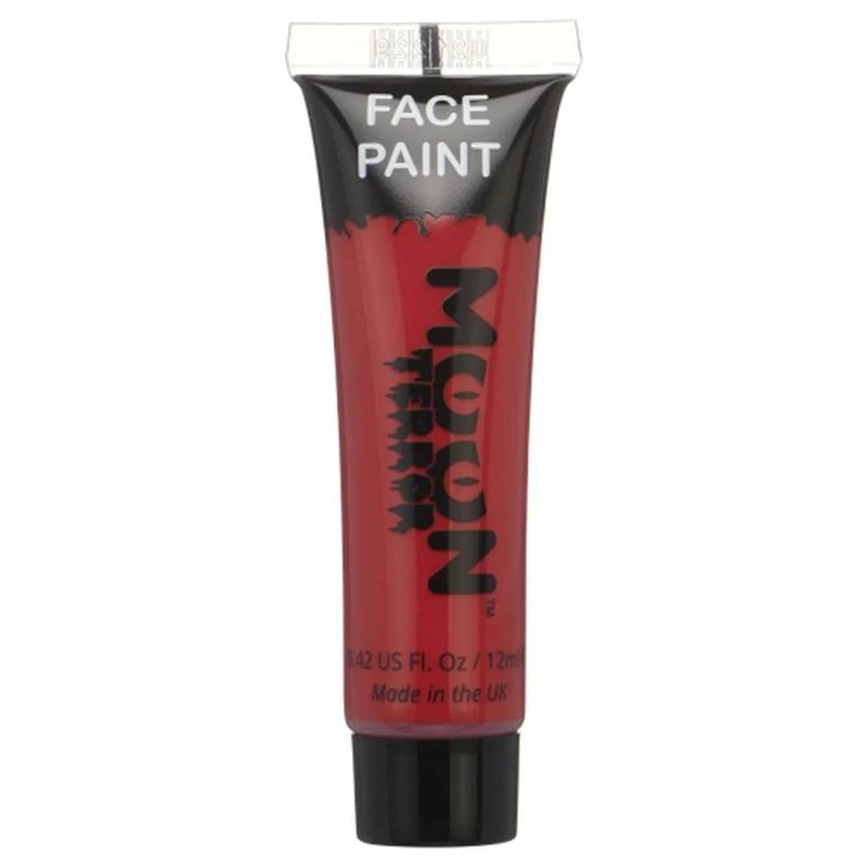 Moon Terror Halloween Face & Body Paint, Red - Image 2