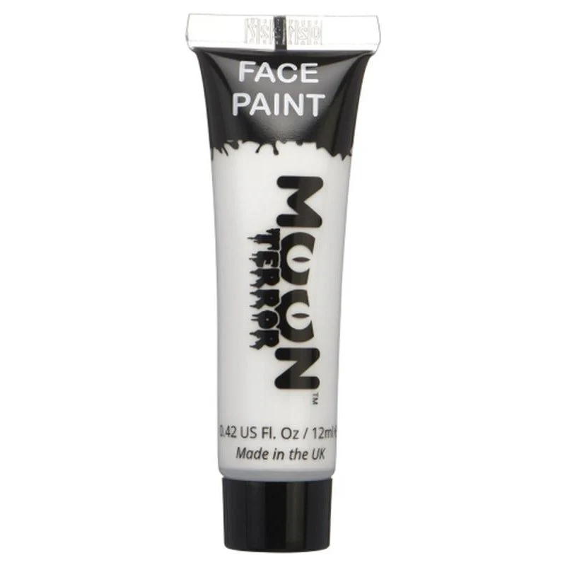 Moon Terror Halloween Face & Body Paint, White - Image 2