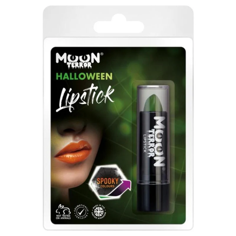 Moon Terror Halloween Lipstick, Green