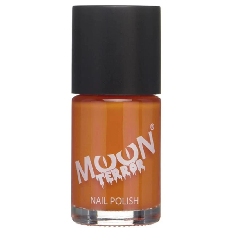 Moon Terror Halloween Nail Polish, Orange - Image 2