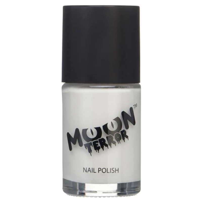 Moon Terror Halloween Nail Polish, White - Image 2