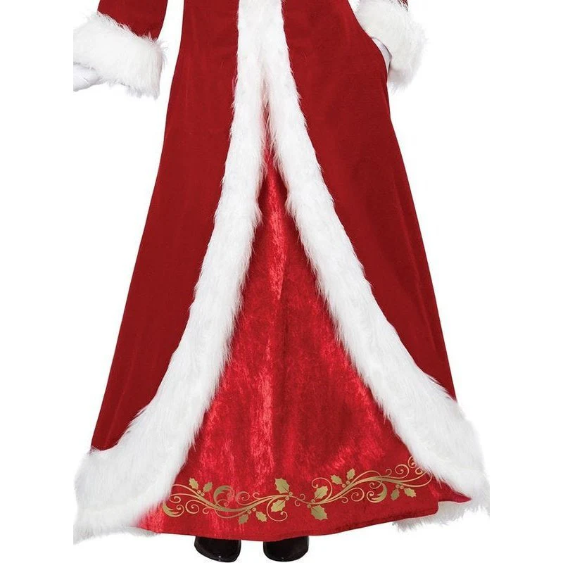 Mrs Claus Deluxe Women's Christmas Costume - Image 4