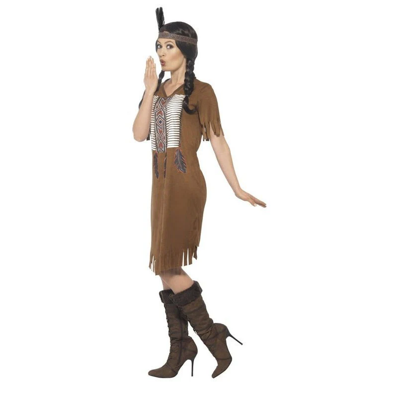 Native American Inspired Warrior Princess Costume - Image 2