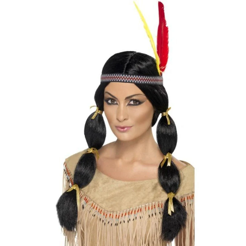 Native American Inspired Wig Black