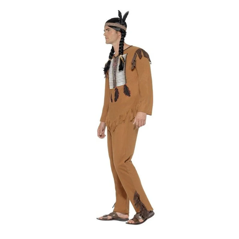 Native Western Warrior Costume - Image 2