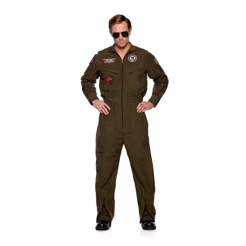 Navy Topgun Men's Pilot Jumpsuit - Image 2