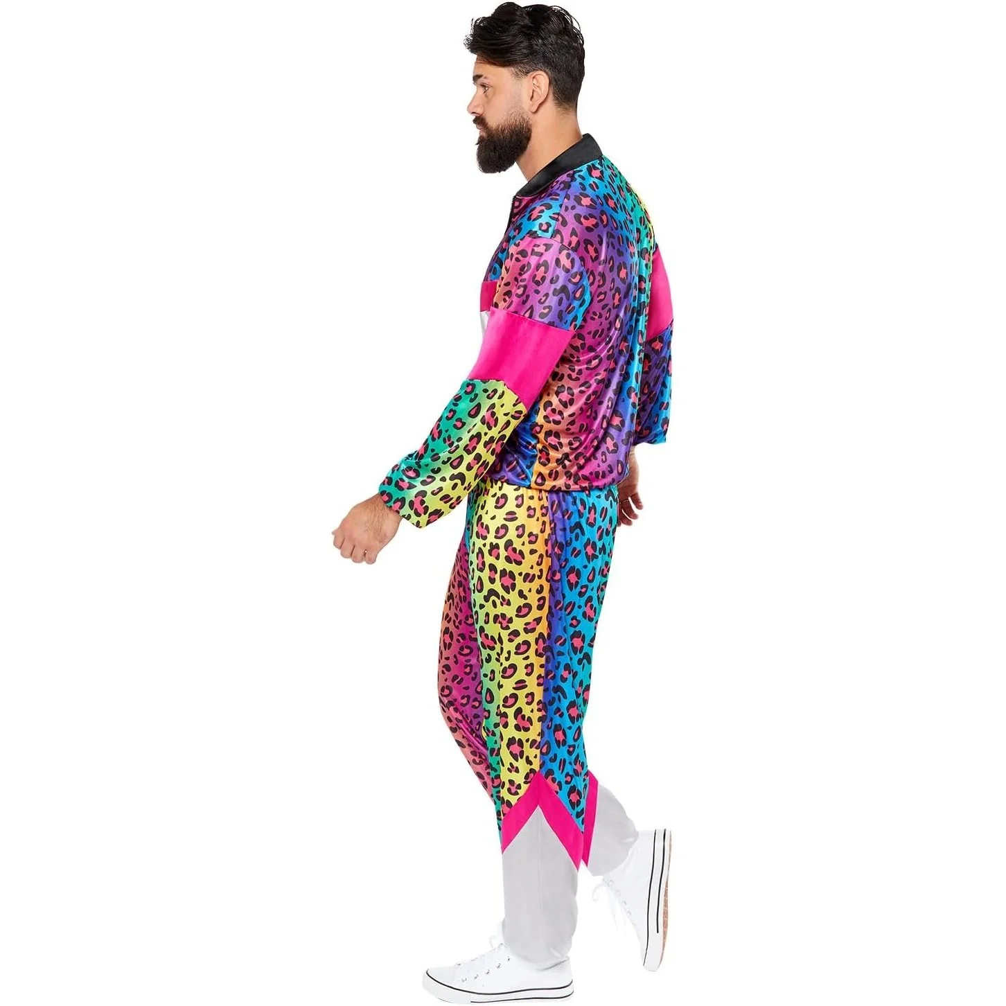 Neon Animal Shell Suit Adult Costume - Image 2
