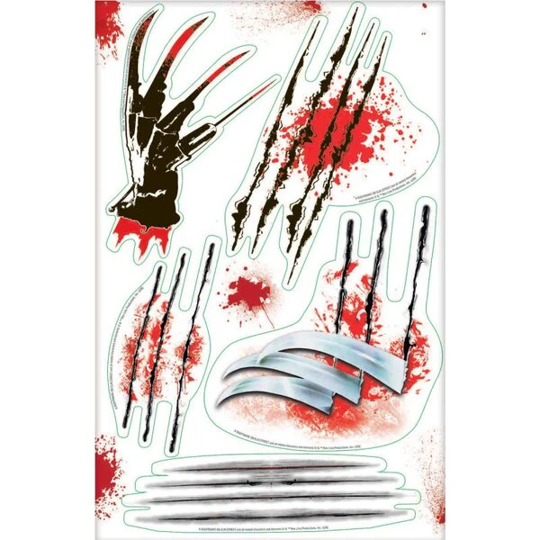 Nightmare on Elm Street Vinyl Wall Grabbers Halloween Decoration