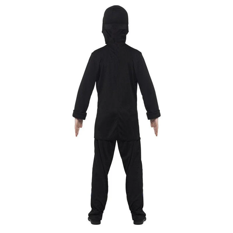 Ninja Assassin Costume, Black & Blue - Image 3