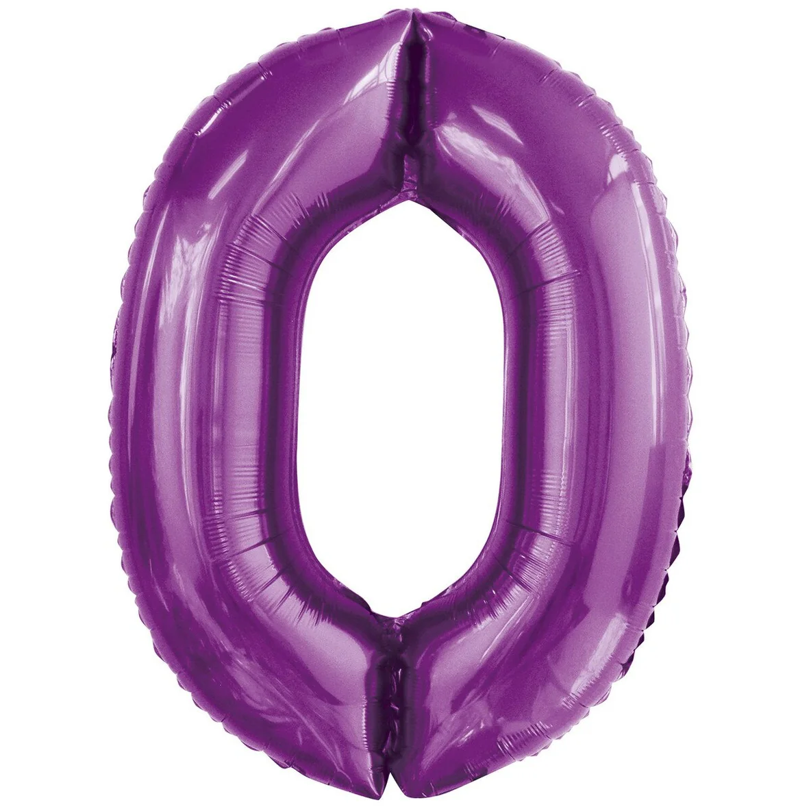 Number 0 Purple Foil Balloon-86cm