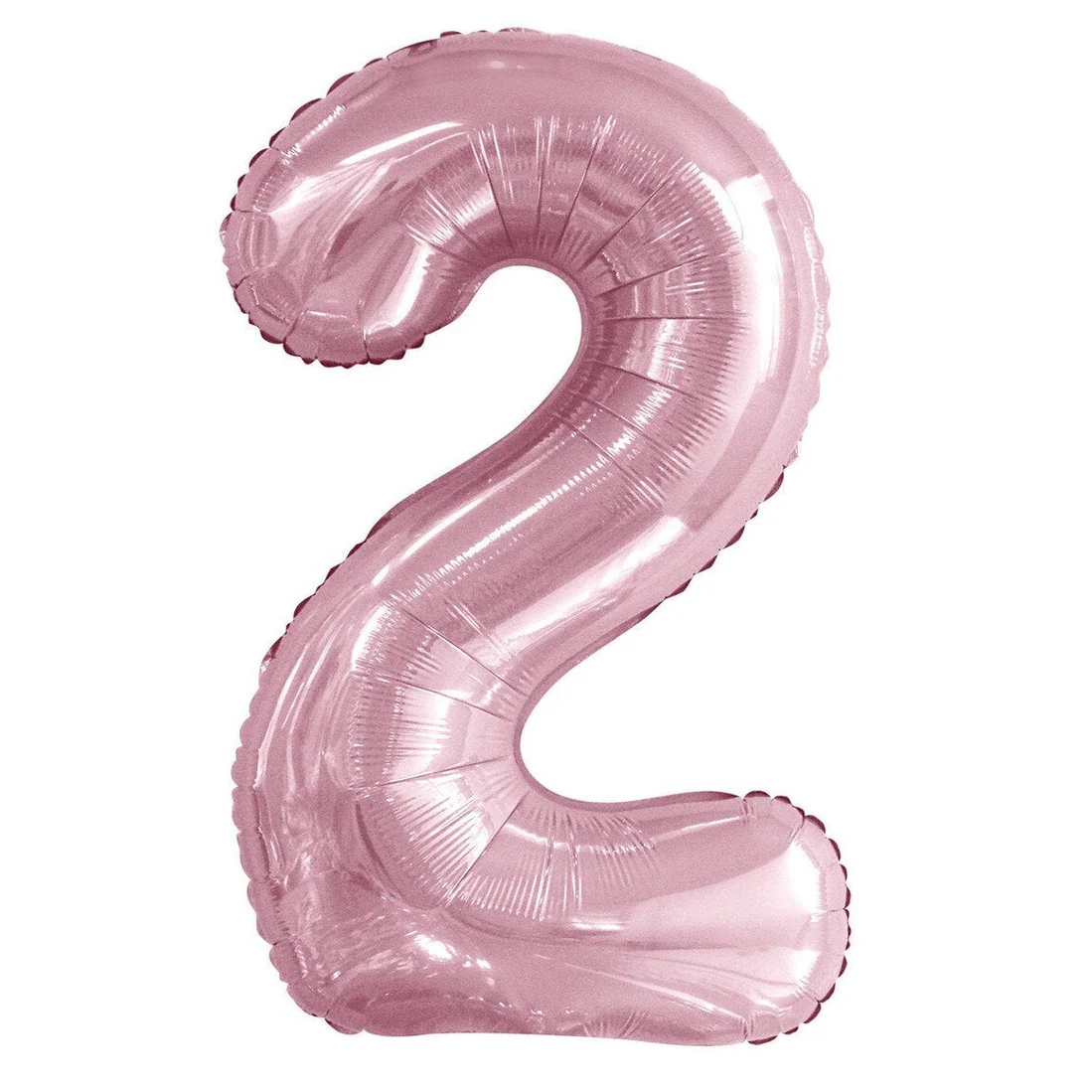 Number 2 Flamingo Pink Foil Balloon-86cm