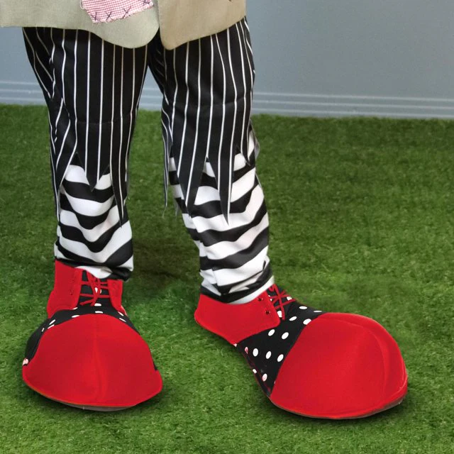 Oversized Red Clown Shoes, Adult - Image 3