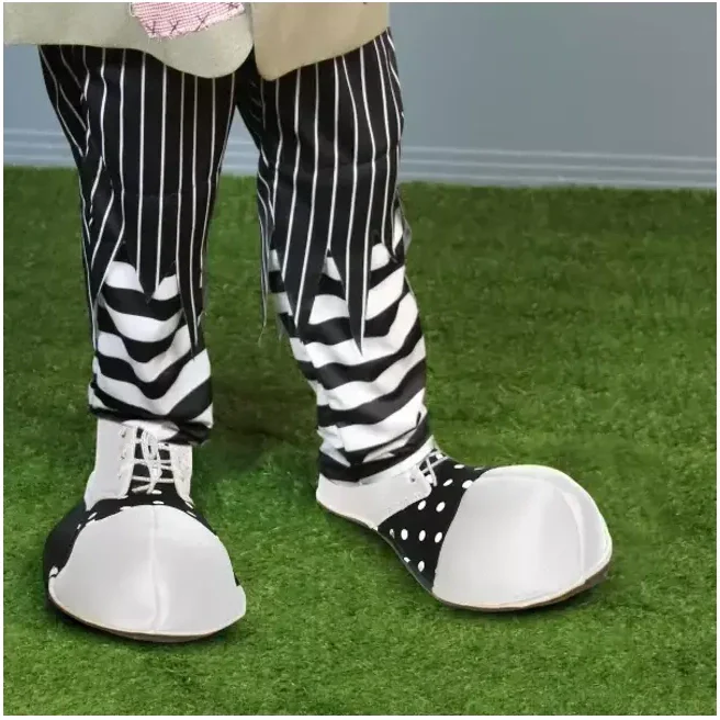 Oversized White Clown Shoes, Adult - Image 2