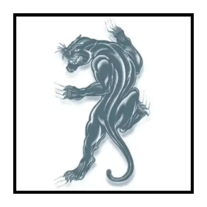 Panther Prison Temporary Tattoos