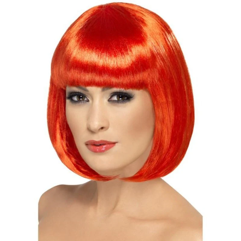 Partyrama Wig, 12 inch - 12 inch, Red