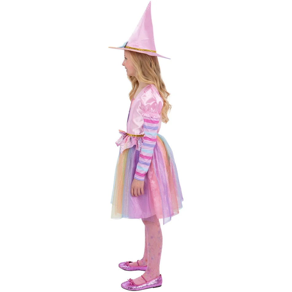 Pastel Rainbow Witch Costume, Child - Image 2