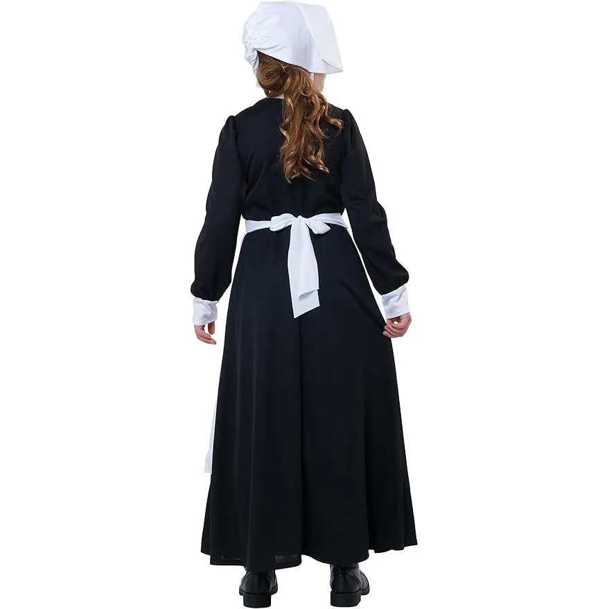Pilgrim Girl Child Costume - Image 3