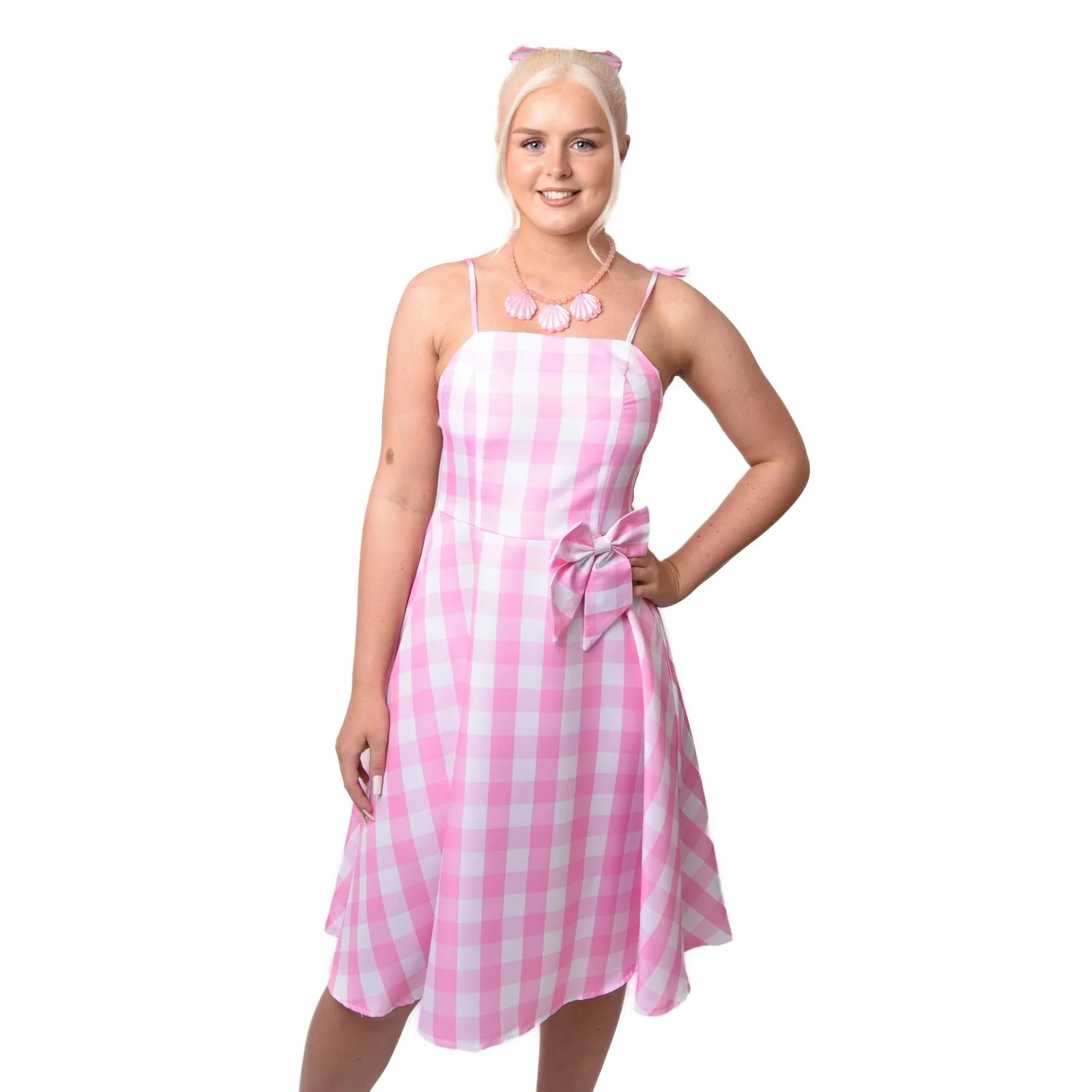 Pink Fashion Doll Summer Women Dress - Image 2