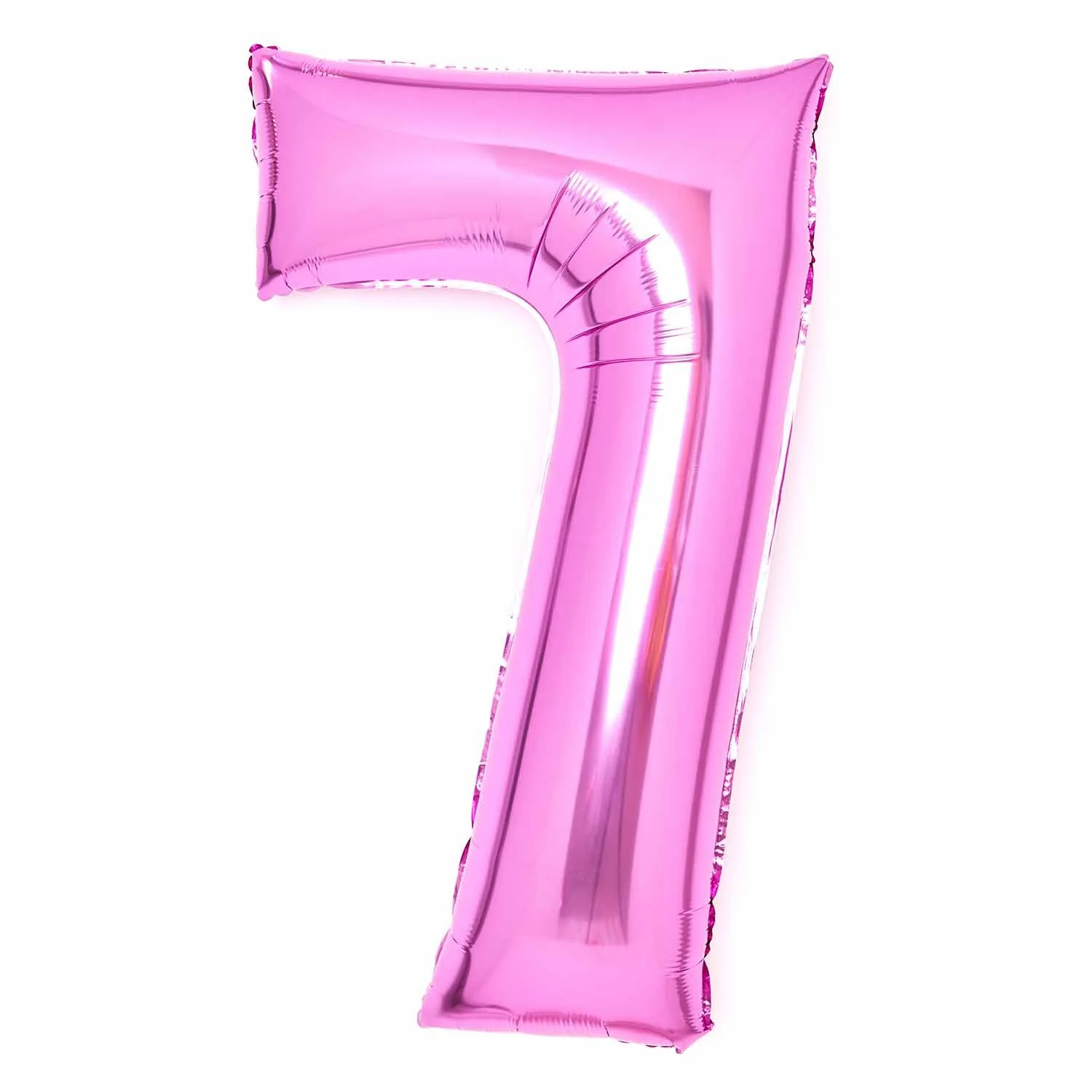 Pink  Foil Number 7 Balloon 89cm