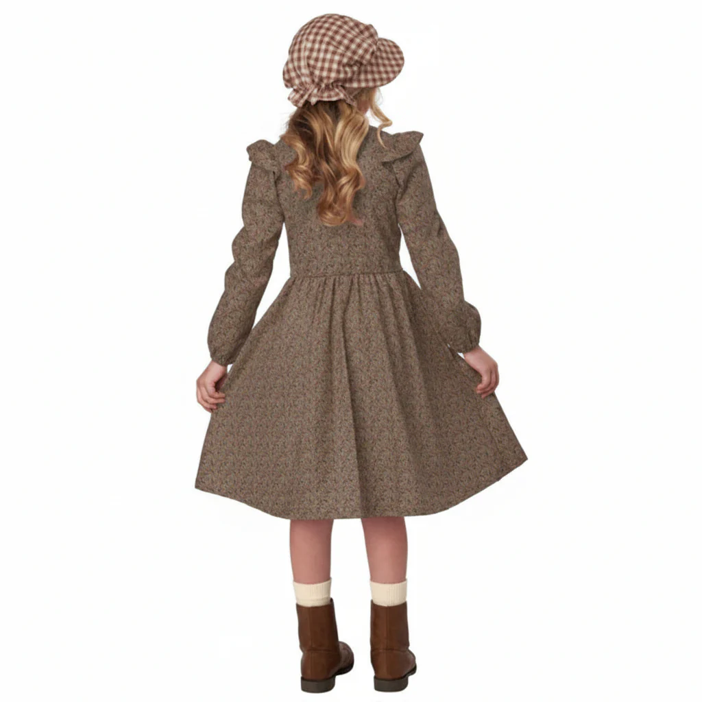 Pioneer Prairie Girl Girls Costume - Image 2