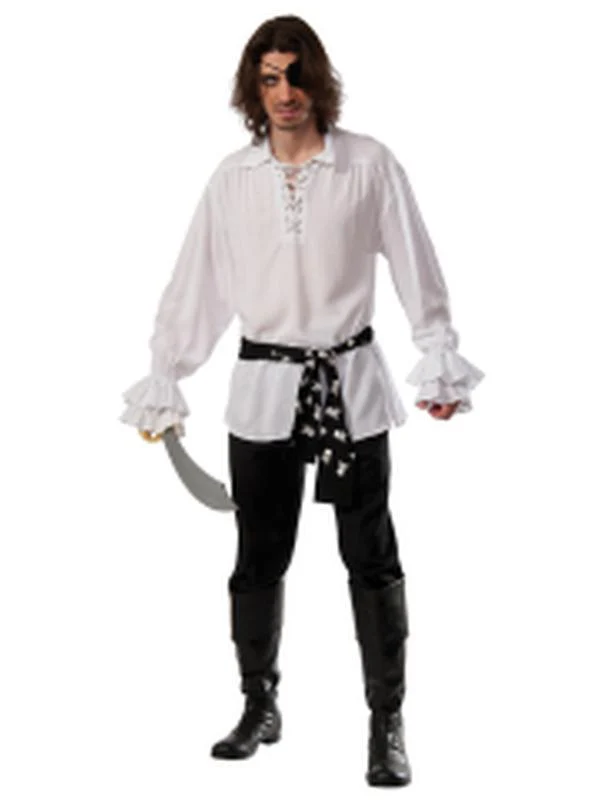Pirate Cotton Shirt White Size Std