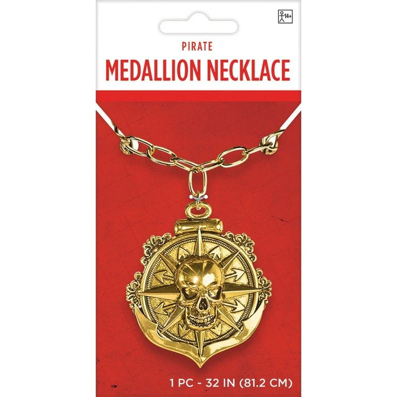 Pirate Medallion Necklace