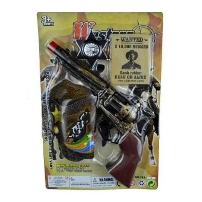 Plastic Cowboy Gun With Holster