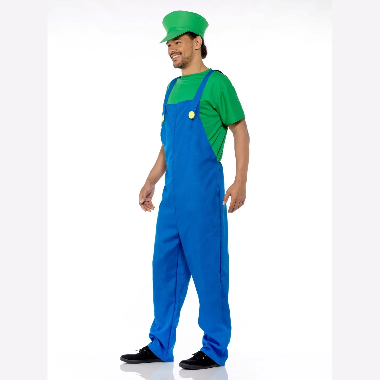 Plumber Guy Luigi Mens Costume - Image 2