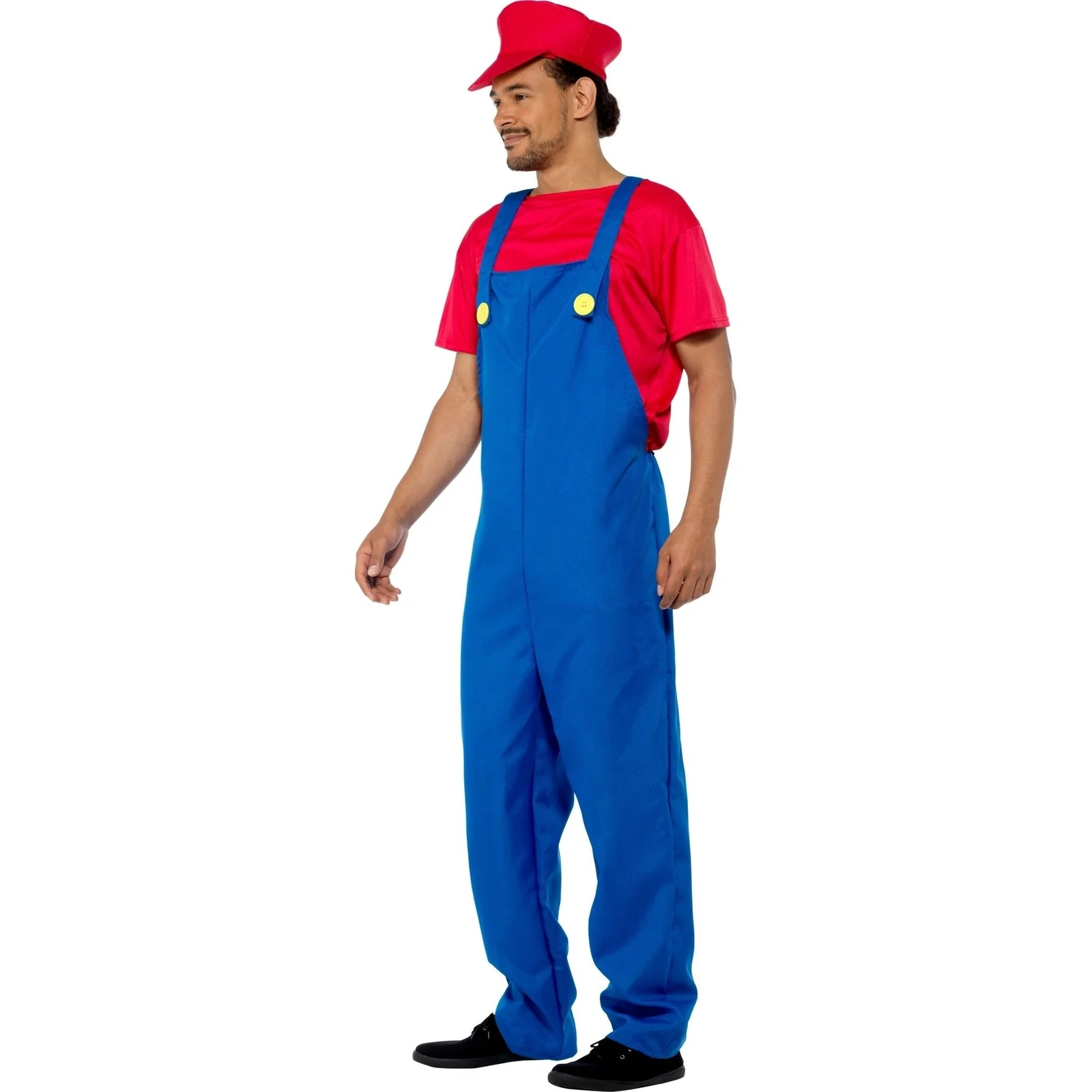 Plumber Guy Mario Mens Costume - Image 2
